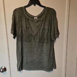 PINK Victoria's Secret Deep V Tee